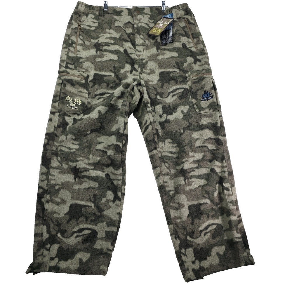 NEW! Redhead 1854 Extreme Fleece‎ Camo Pants with Windproof System Size 3XL